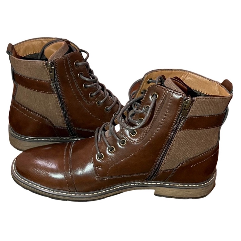 Steve Madden Rich Brown Leather Boots